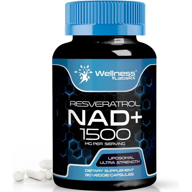 Liposomal Nad Resveratrol 1500 Mg  90 Caps Sin Sabor
