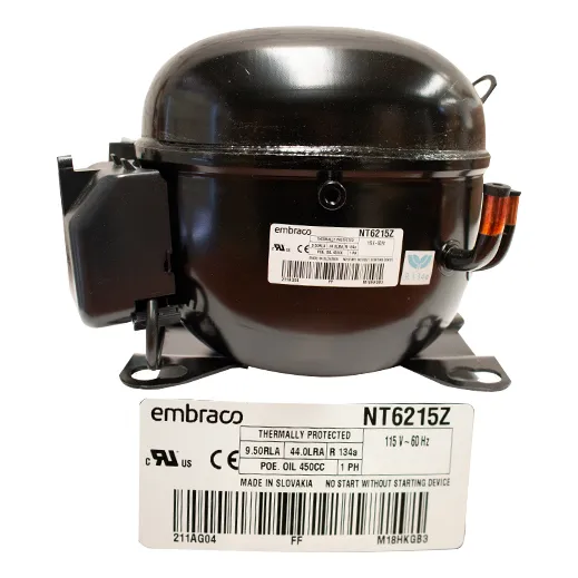 Compresor Embraco 1/2 Hp 134a 115/127v Alta Presión Nt6215z