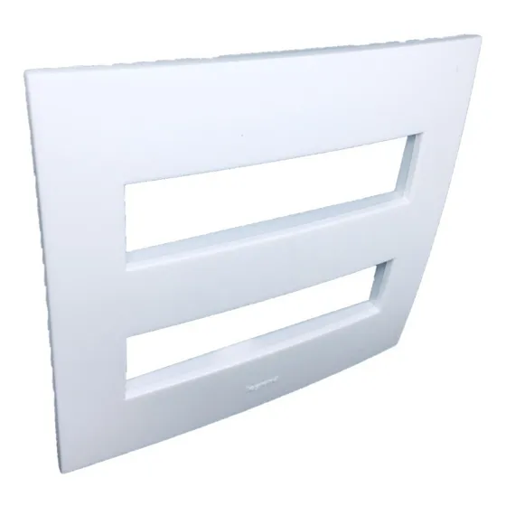 Placa Espelho 2+2 Separados 4x4 Br Linha Vela 685192 Pial Cor Branco