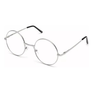 Lentes Redondos Color Plata Tipo Harry Potter Unisex Lentes Redondos Color Plata Tipo Harry Potter Unisex