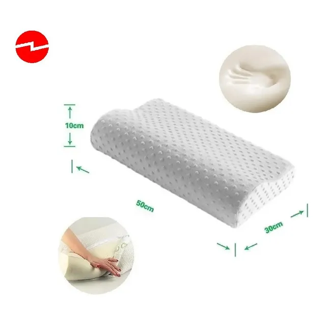 Almohada Cervical Anti Arruga Gel Viscoelastico Bambu