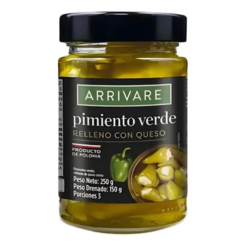 2 Pimenton Verde Relleno Queso