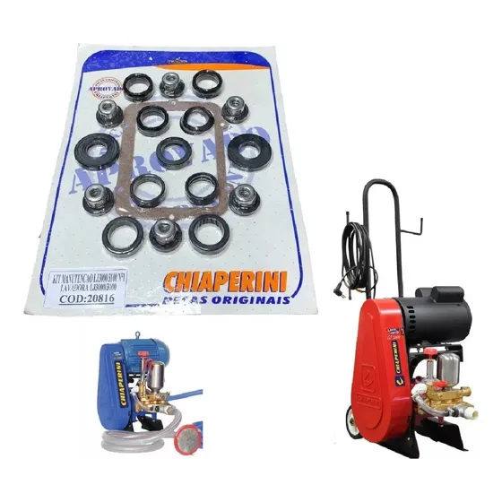 Kit Valvula + Reparo Lavadora Lava Jato Chiaperini 3100/3000