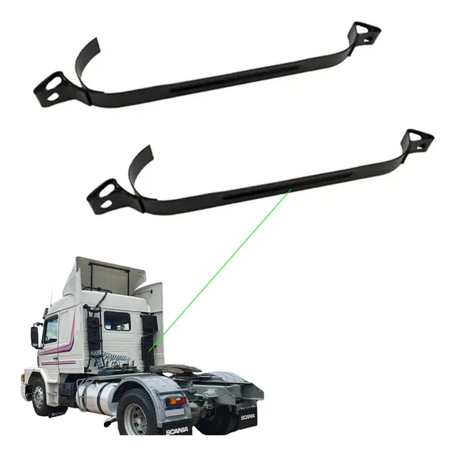 Par Kit Abraçadeira Charuto Fina Filtrão Ar Scania 112 113 