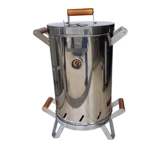 Asador De Barril Acero Inoxidable 430 Carbón Itaho 10 Libras