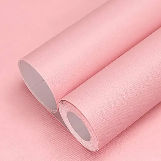 Papel Mural Autoadhesivo Texturizado Rosa Pack 3 Rollos