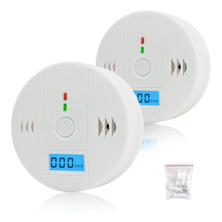 2pcs Detector De Gas Lp Natural Humo Y Monoxido De Carbono 2pcs Detector De Gas Lp Natural Humo Y Monoxido De Carbono