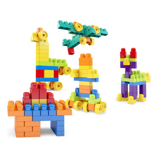 Brinquedo Blocos Bloco Lândia Com 100 Peças Dismat Brinquedo Blocos Bloco Lândia Com 100 Peças Dismat