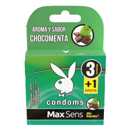 Playboy Max Sens Chocomenta 3+1 Condones