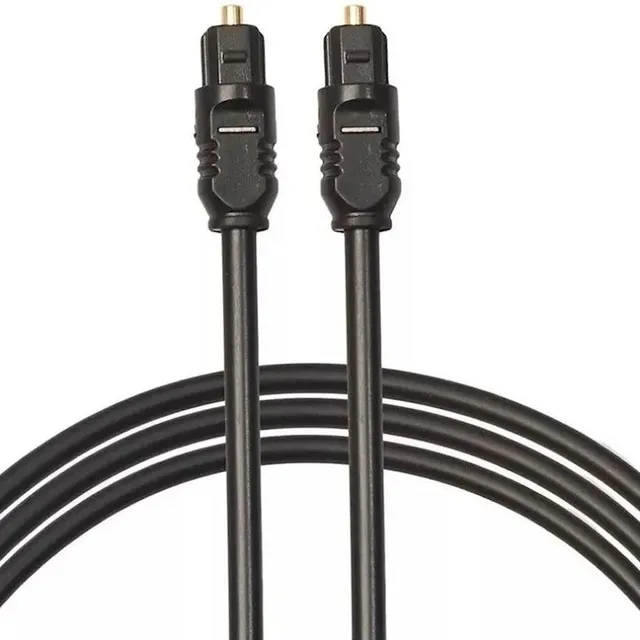 Cable De Fibra Optica Para Audio Digital Tipo Toslink® 1 Mt.