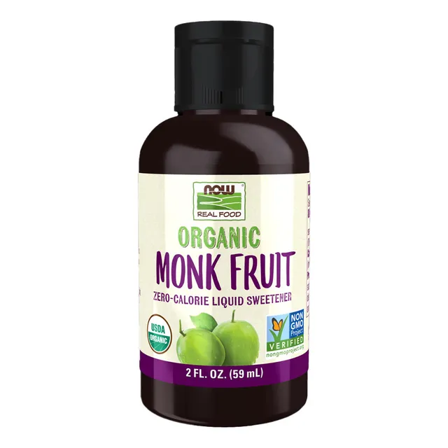 Fruta Dos Monges Now Foods Adoçante Líquido 59ml Monk Fruit