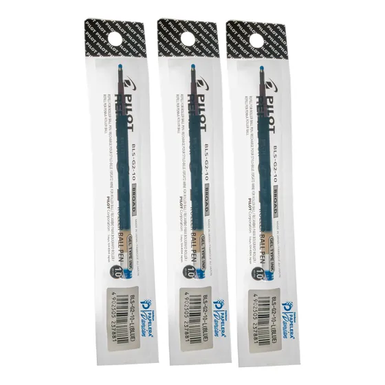 Repuestos Lapicera Pilot G2 1mm Roller Tinta Gel Negro 3u