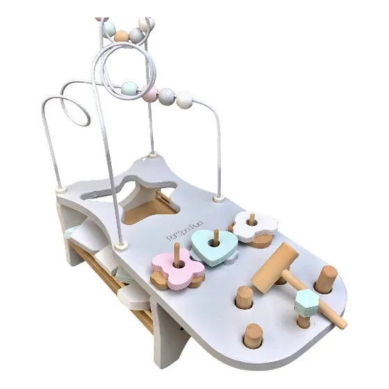 Juego  Didáctico Madera Pastel (encastre-descarga-bloques)