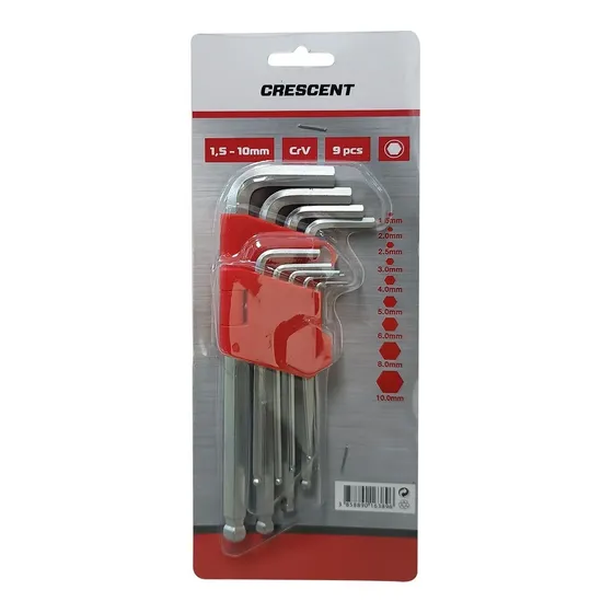 Llaves Allen 9 Piezas Roccia