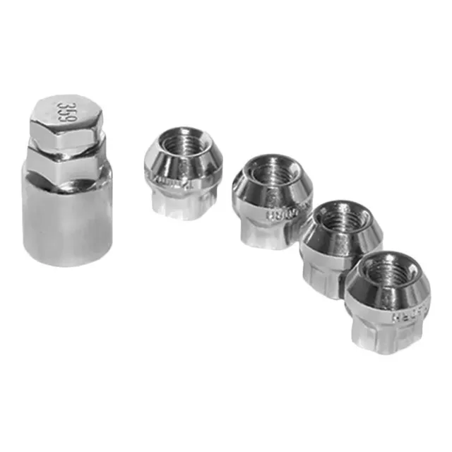Seguro De Ruedas Cromado 12mm X 1.5 Abierto Original