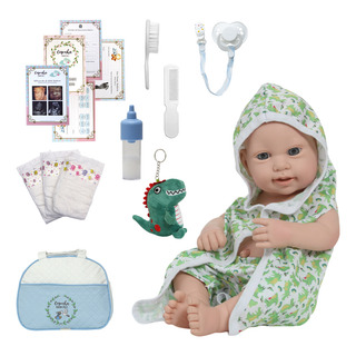 Bebê Reborn Masculino Realista Roupão Jacare Bolsa Itens Bebê Reborn Masculino Realista Roupão Jacare Bolsa Itens