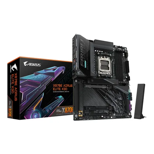 Placa-Mãe Gigabyte X670 Aorus Elite AX para AMD AM5 DDR5