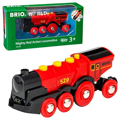 Brio World 33592 Powery Red Action Locomotive  Sloce