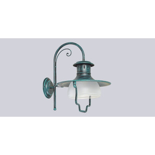 Aplique Vintage 1 Luz Led Apto Exterior Aldeano Tiempo Atras Verde Aplique Vintage 1 Luz Led Apto Exterior Aldeano Tiempo Atras Verde