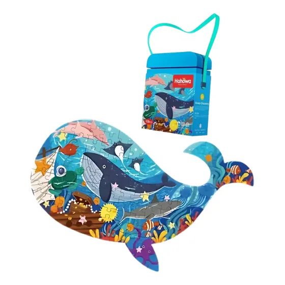 Rompecabezas Puzzle Forma Animales Ciudad Dino Bolso Viaje F