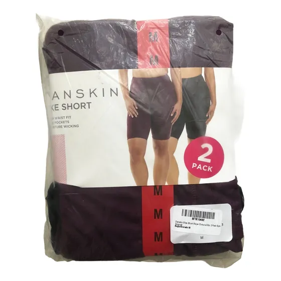 Danskin Bike Short Mujer Cintura Alta  2 Pack Gym Original