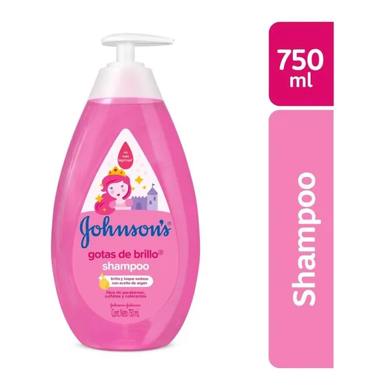 Shampoo Johnson's Baby Gotas De Brillo X 750ml