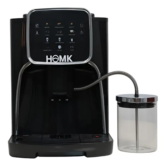 Cafetera Superautomática Homk Firenze 18 Bares 10 Bebidas Negro