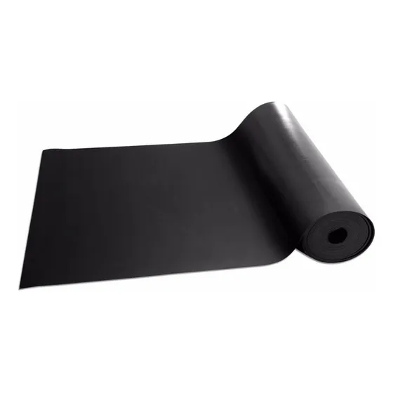 Hule Neopreno Sbr Negro 1mt X 1/4    X 1mt