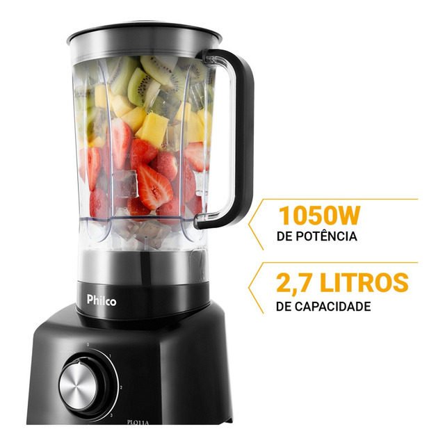 Liquidificador Plq11a 4 Velocidades 2,7l Philco Liquidificador Plq11a 4 Velocidades 2,7l Philco