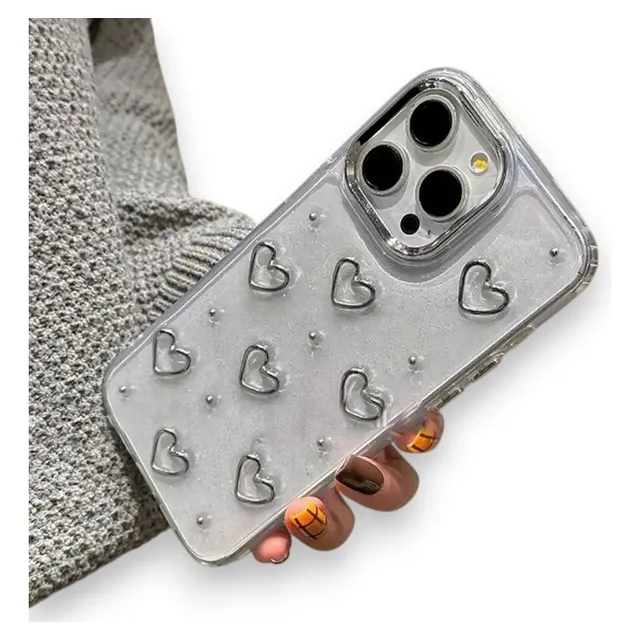 Funda Love Silver Antigolpe Para Tecno Spark 20 20c Go 2024 Transparente Silver Love