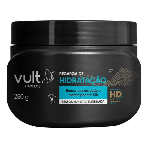 Vult Cabelos Recarga De Hidratação - Máscara Capilar 250g