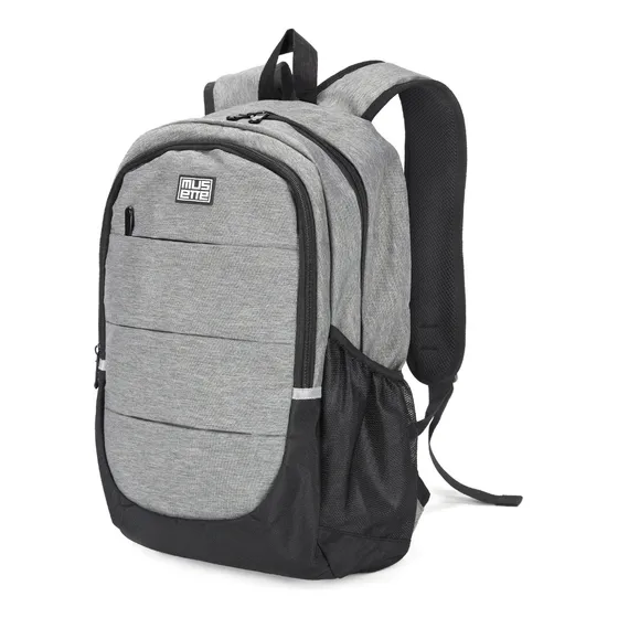 Morral Mochila Viaje Urbana 20L Impermeable Laptop Musette Gris