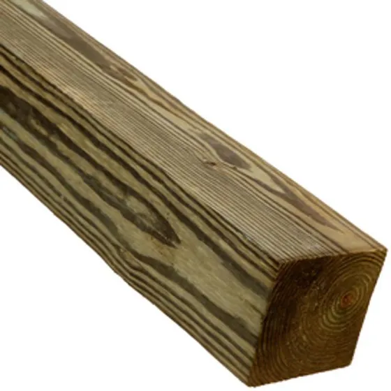 Tirante De 4x4 Pulg  X 3,30 Mts De Madera Tratada Viga