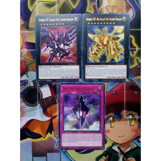Combo Number 107  C107 Xyz Tachyon Yugi-oh! Original Konami