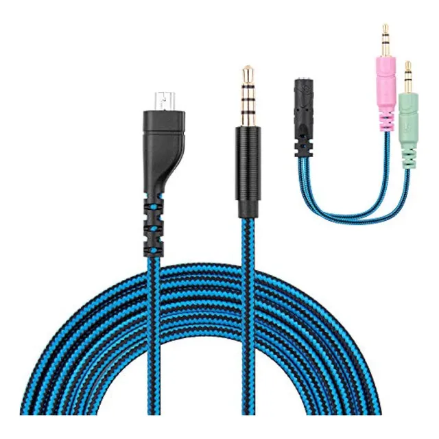 Smays Cable Trenzado Arctis 7, Cable De Audio De