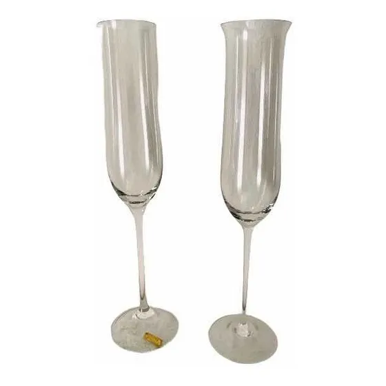 Copas De Cristal Austríaco Altas 36 Cm Bodas Brindis Novios