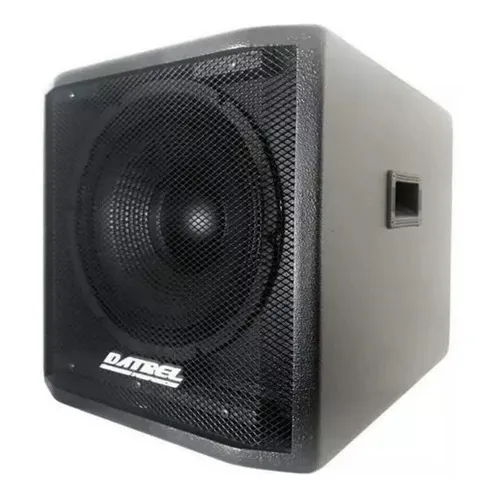 Subwoofer 12 Ativa Datrel SWA-300 300wrms Cor Preto Voltagem 127/220v