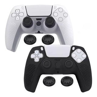2pz Funda Protector Para Control Ps5 + 4 Gomas Joystick 2pz Funda Protector Para Control Ps5 + 4 Gomas Joystick