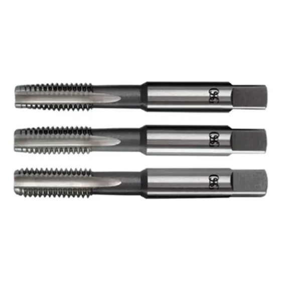 Macho Manual Hss M6 X 1.0mm Din 352 Jogo C/ 3 Pecas Osg