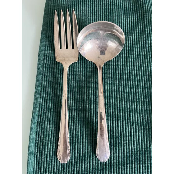 Cubiertos Con Baño De Plata. Oportunidad Rebajados