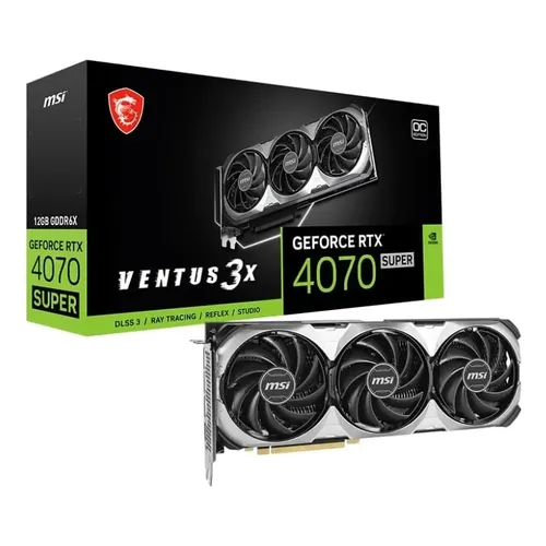 【利用少ない】MSI VENTUS 2X GeForce RTX 4070 MSI Brasil - MSI GeForce RTX™ 4070 SUPER 12G VENTUS 2X OC