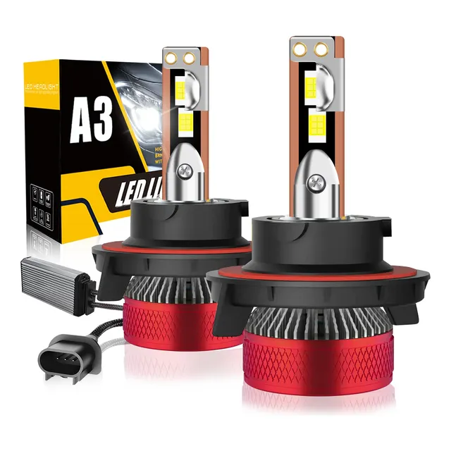 Kit Faros De Luces Led Alta Y Baja H4 H13 9004 9007 30000lm