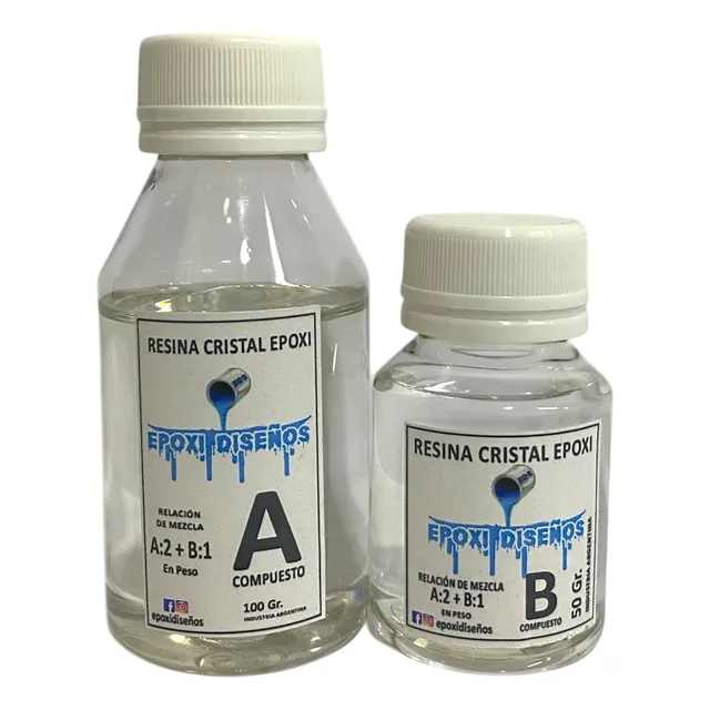 Resina Epoxi Cristal 150 Gr. Artesanias