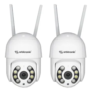 Kit 2 Cùmera De Segurança Orbitronic Orb776 Com Resolução 1080p Branco Kit 2 Cùmera De Segurança Orbitronic Orb776 Com Resolução 1080p Branco
