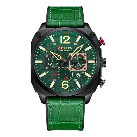 Reloj De Cuarzo Con Correa Impermeable Curren 8398 Para Homb