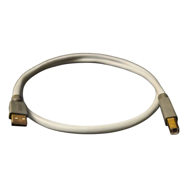 Supra Usb 2.0 A A - B 1m Alta Fidelidad Hecho En Suecia Blanco