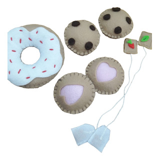 Juego Juguete Infantil Comida Cocina Tela Set Dulce Juego Juguete Infantil Comida Cocina Tela Set Dulce