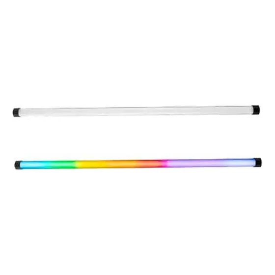 Tubo Led Rgb Colores  110v 18w En Movimiento