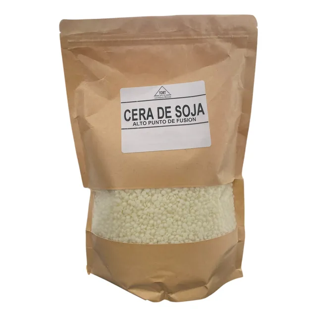 Cera De Soja Para Velas 1 Kg Alto Punto De Fusion
