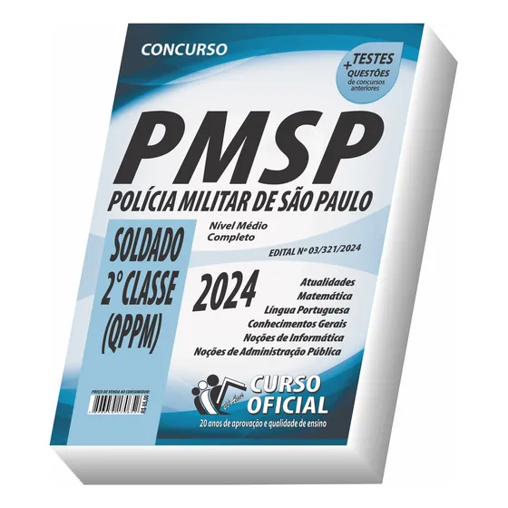 Apostila Pm-sp - Soldado De 2ª Classe - Frete Grátis !